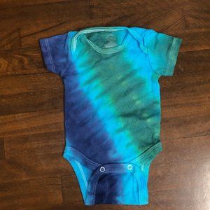 Handmade Tie Dye Baby Onesie